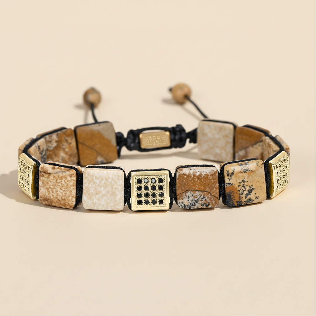 Bracciale da uomo con pietra Picture