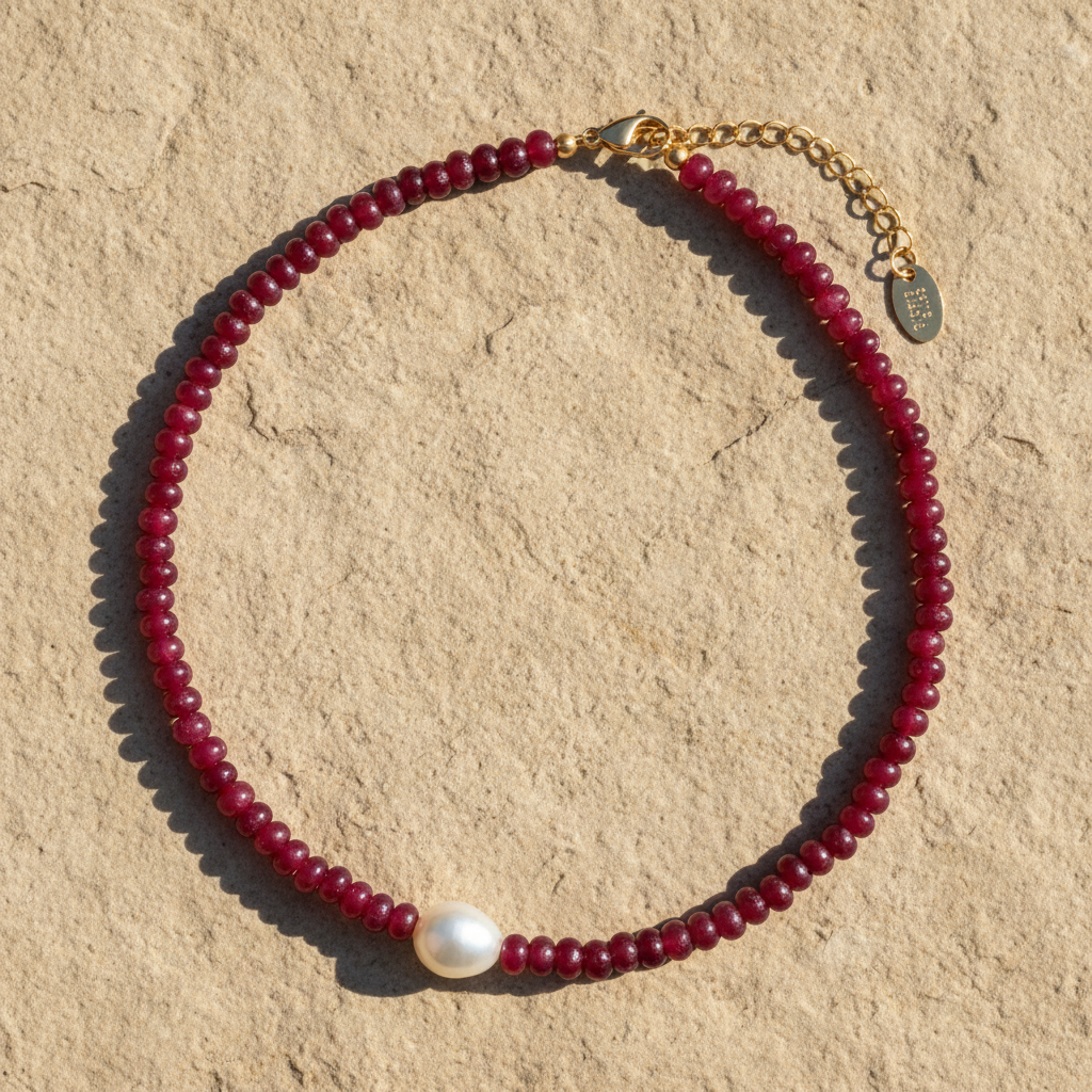 Collana Armonia Perla di Giada