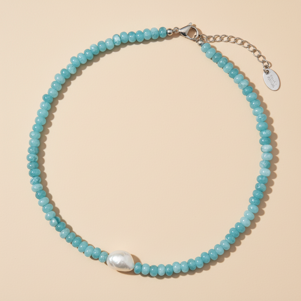 Collana di perle Jade Blossom