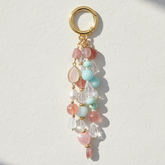 Charm per borsa Armonia in Quarzo Rosa
