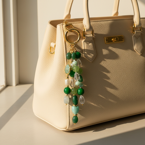 Ciondolo per borsa Armonia in Amazonite