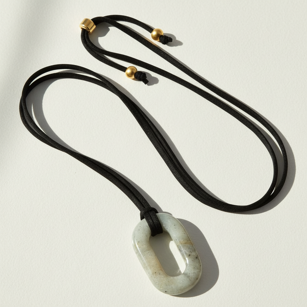 Collana Serenità in Labradorite Scamosciata