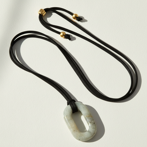 Collana Serenità in Labradorite Scamosciata