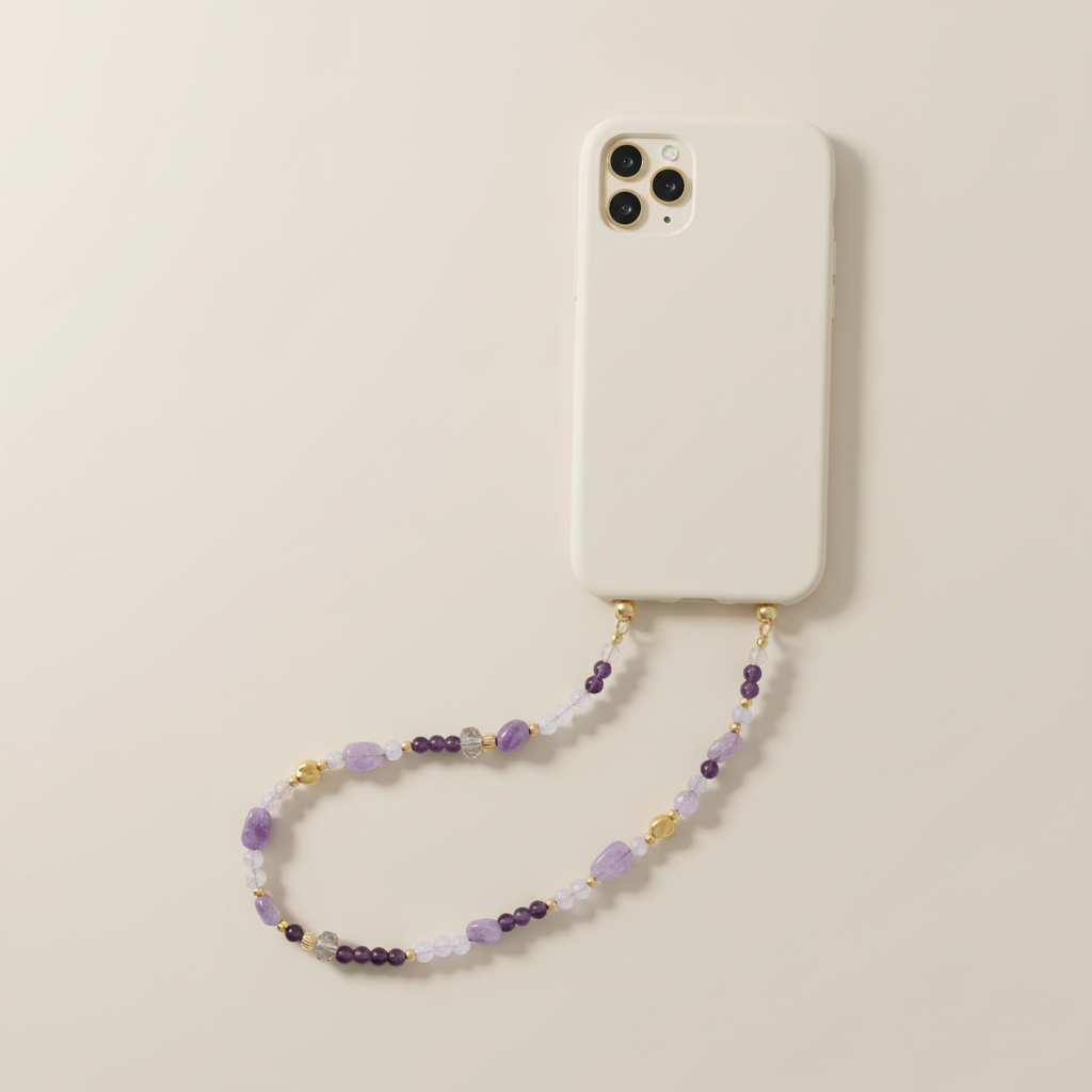 Catena per telefono Amethyst Glow