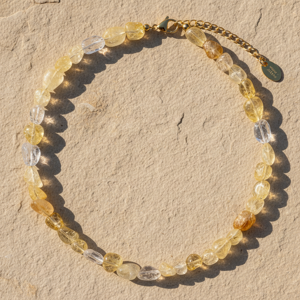 Collana con Citrino Golden Glow