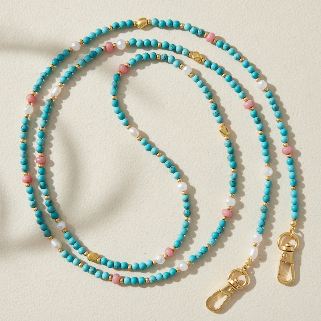 Howlite Horizon Catena per Telefono