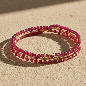 Crimson Dream Bracciale/Collana Multi-Stile