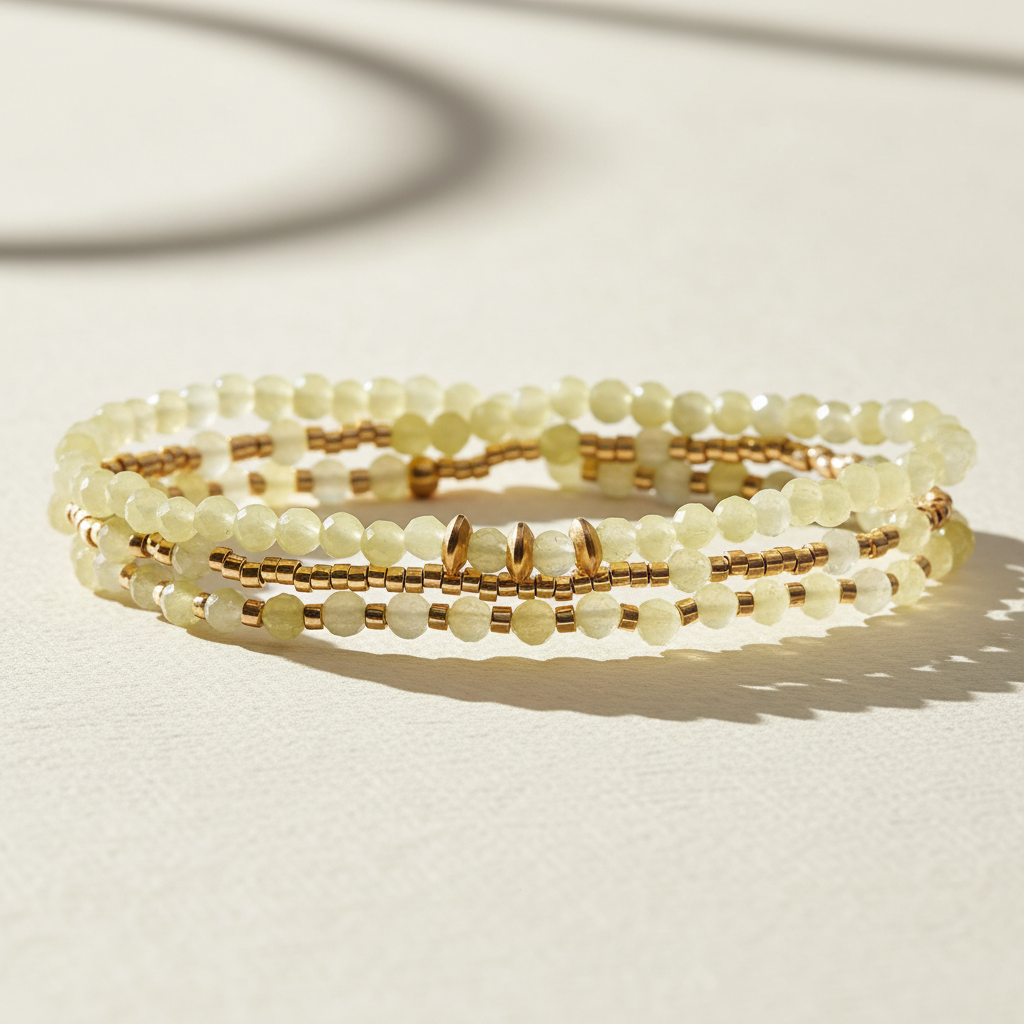 Bracciale/Collana Multi-Stile Luce Dorata