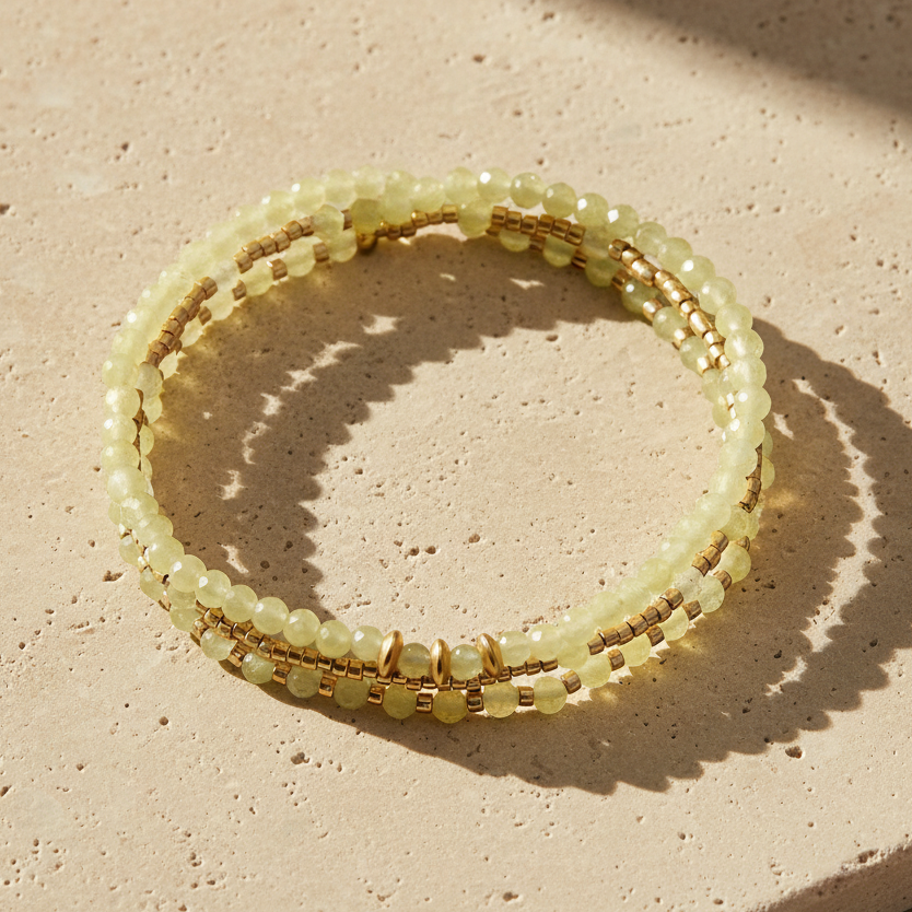 Bracciale/Collana Multi-Stile Luce Dorata