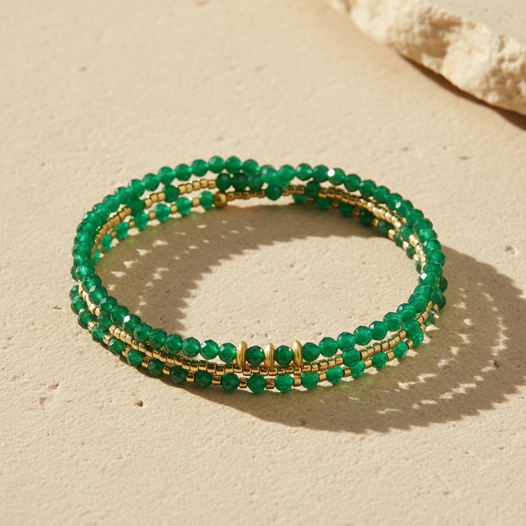 Bracciale/Collana Multi-Stile Jade Radiance