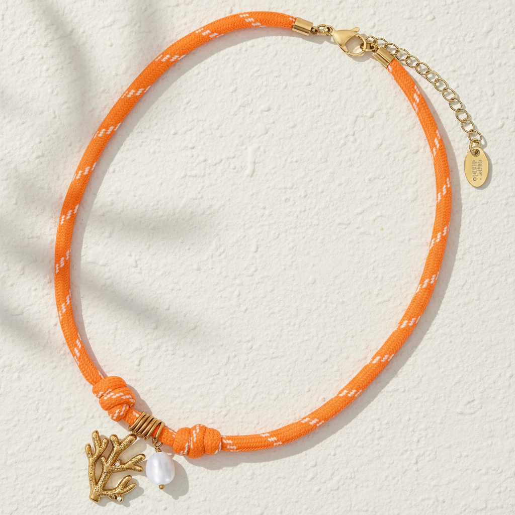 Collana con ciondolo barriera corallina