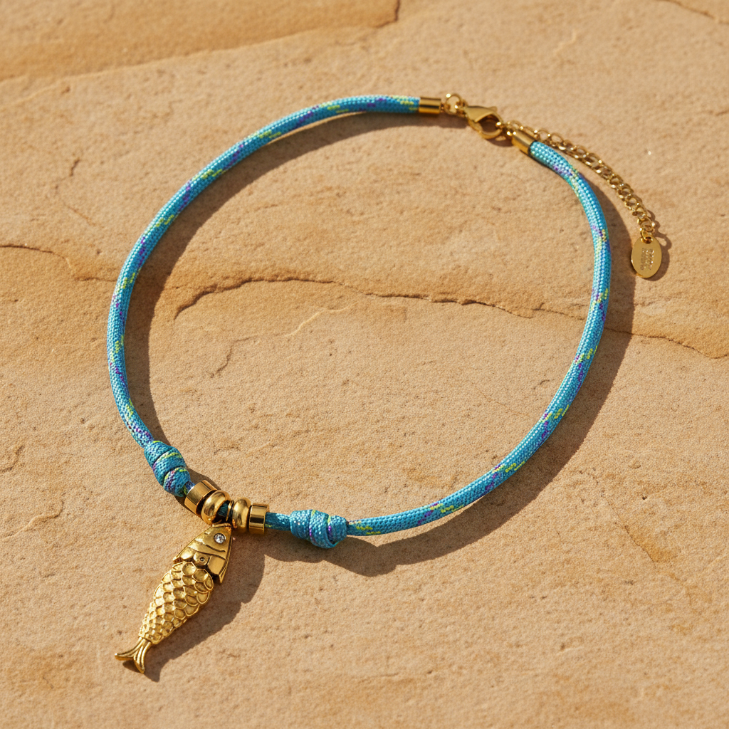 Collana con ciondolo pesce Viaggio Oceanico