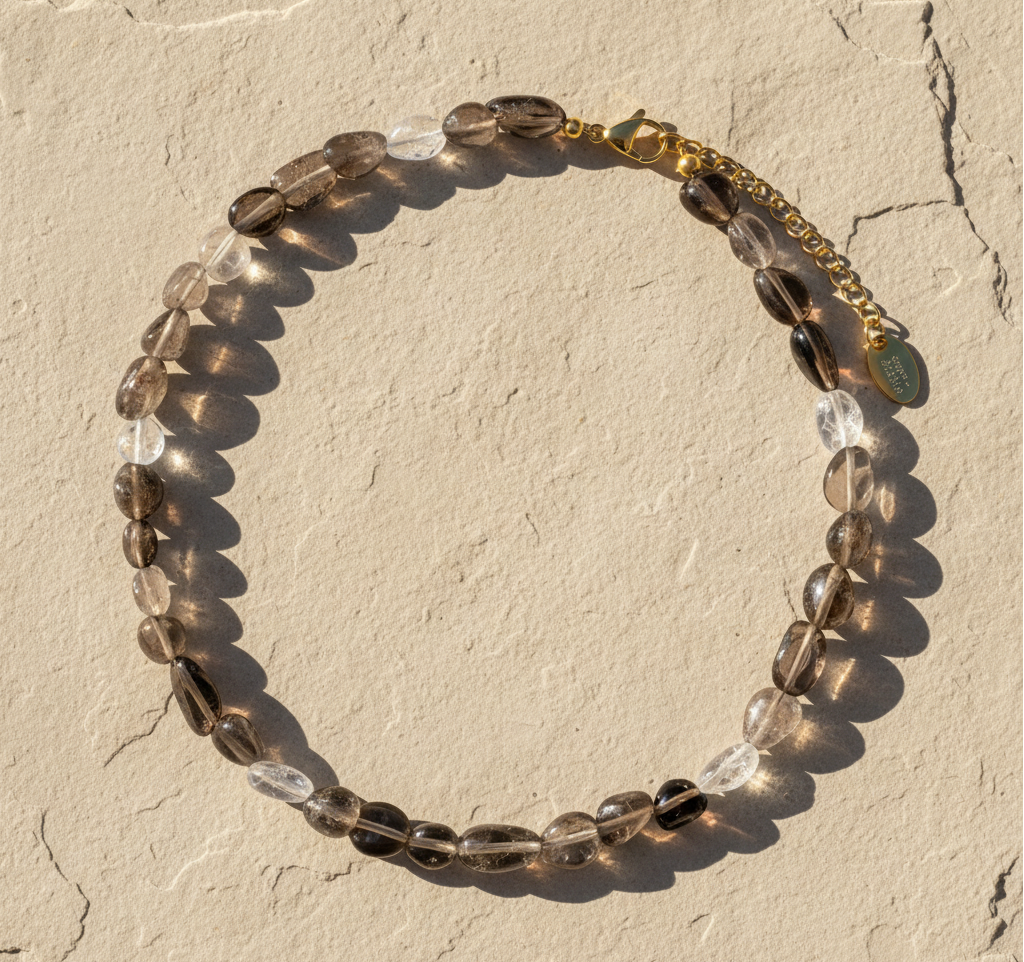 Collana Armonia di Cristallo di Ossidiana
