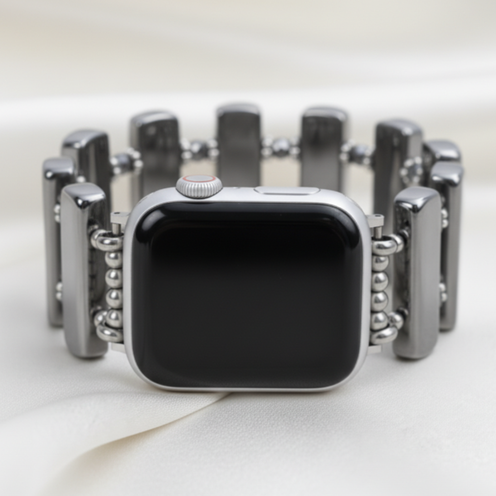 Cinturino elastico Platino Eclisse per Apple Watch