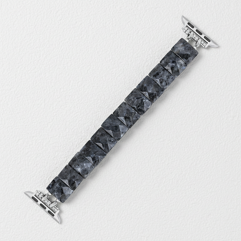 Cinturino elasticizzato in pietra bilanciata mezzanotte per Apple Watch
