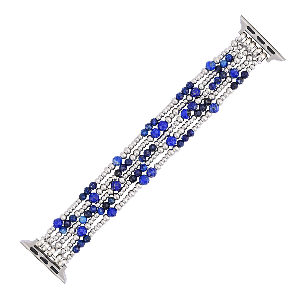 Cinturino elasticizzato Azure Serenity Silver per Apple Watch