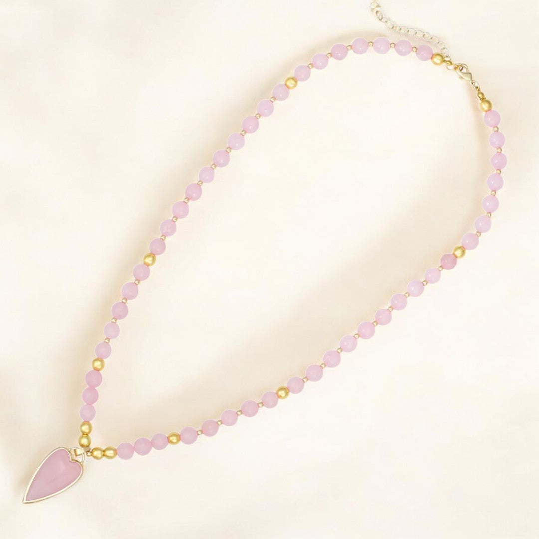Collana con cuore allungato per San Valentino