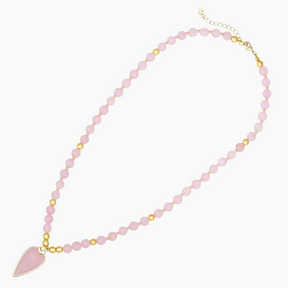 Collana con cuore allungato per San Valentino