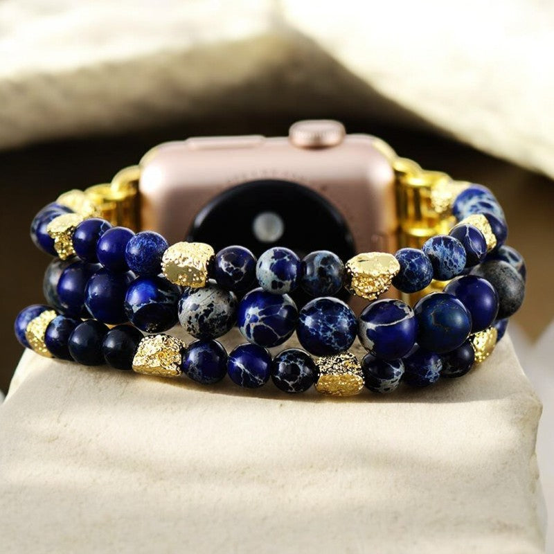 Cinturino per Apple Watch elasticizzato Imperatore Jasper Royal