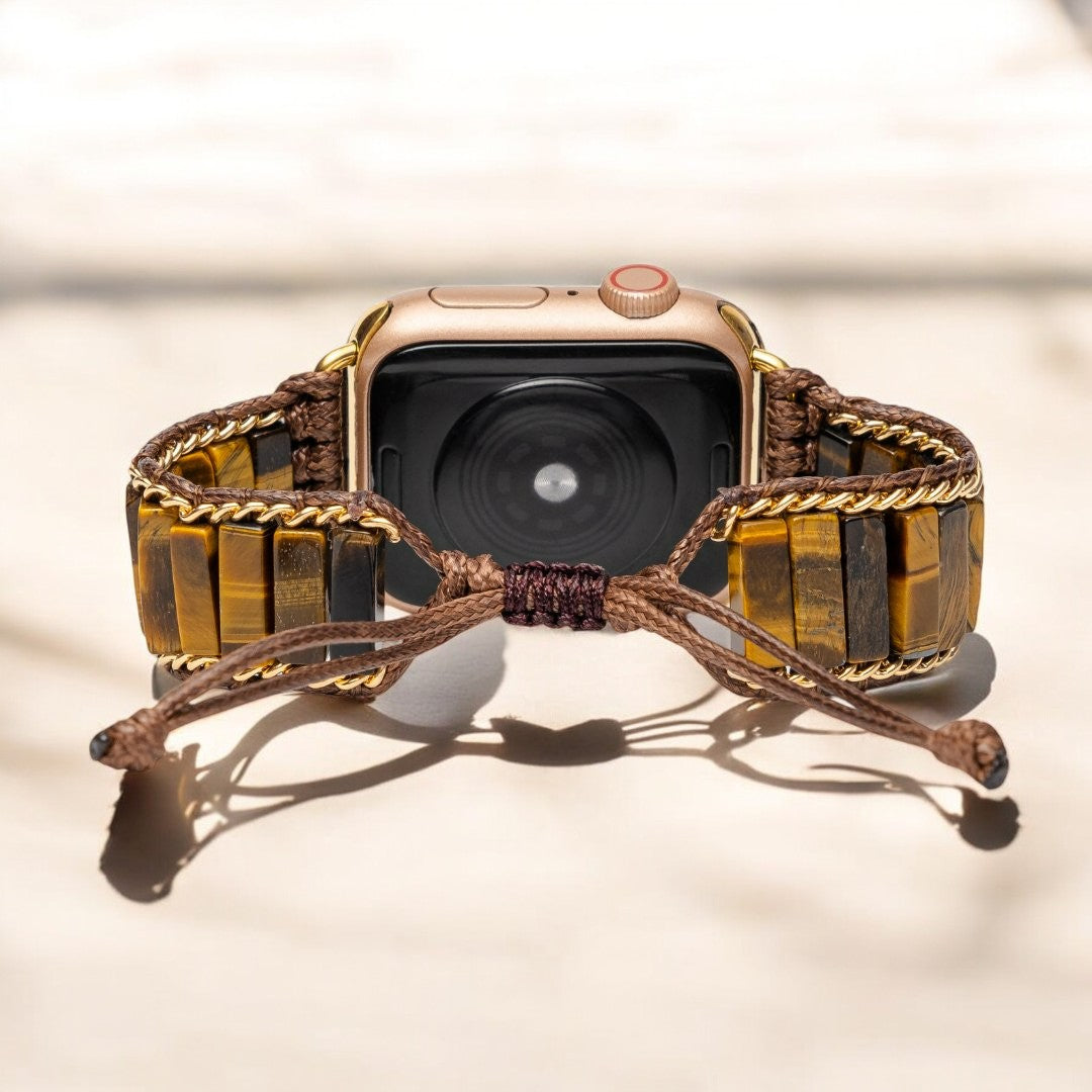 Cinturino per Apple Watch in occhio di tigre feroce