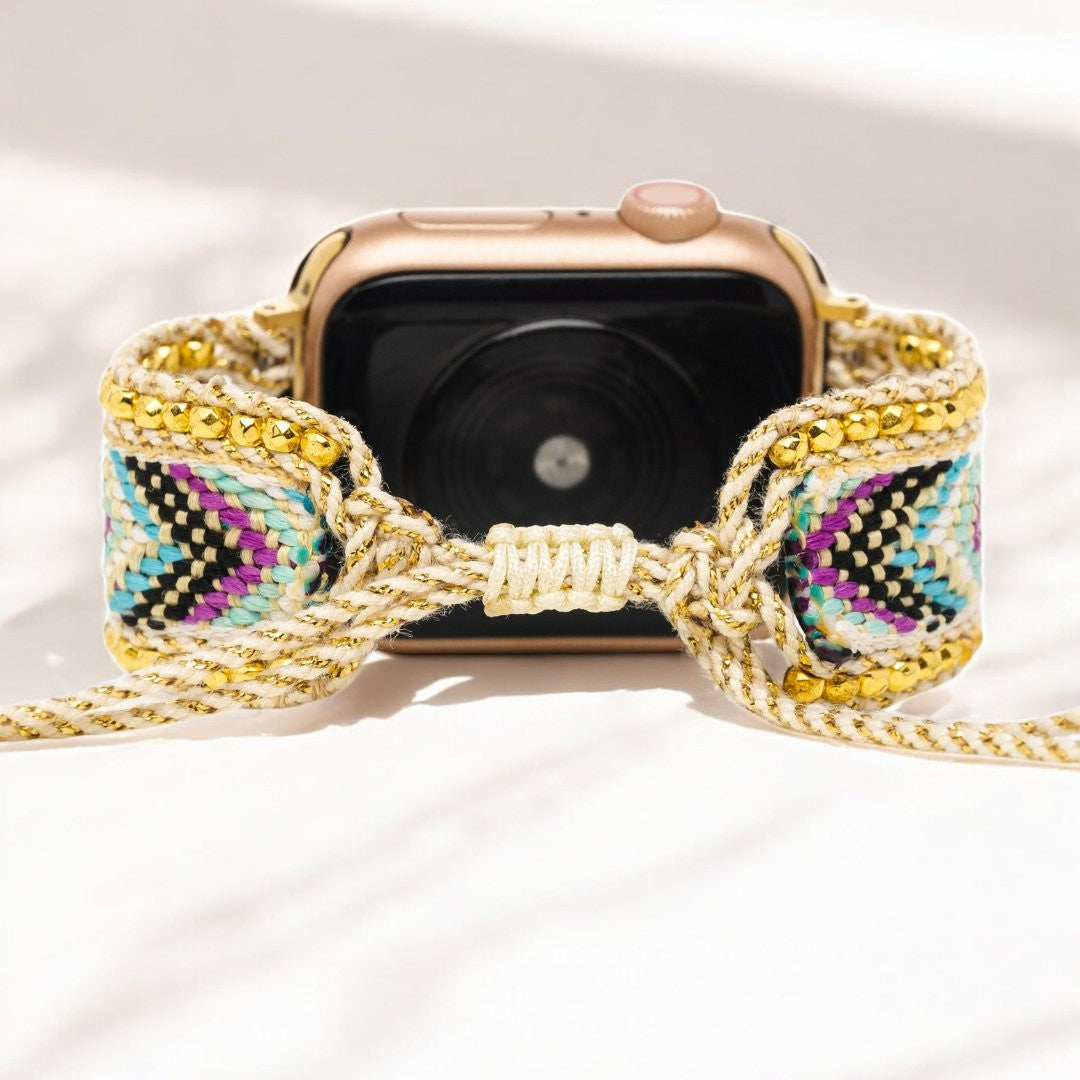 Cinturino Golden Flower per Apple Watch