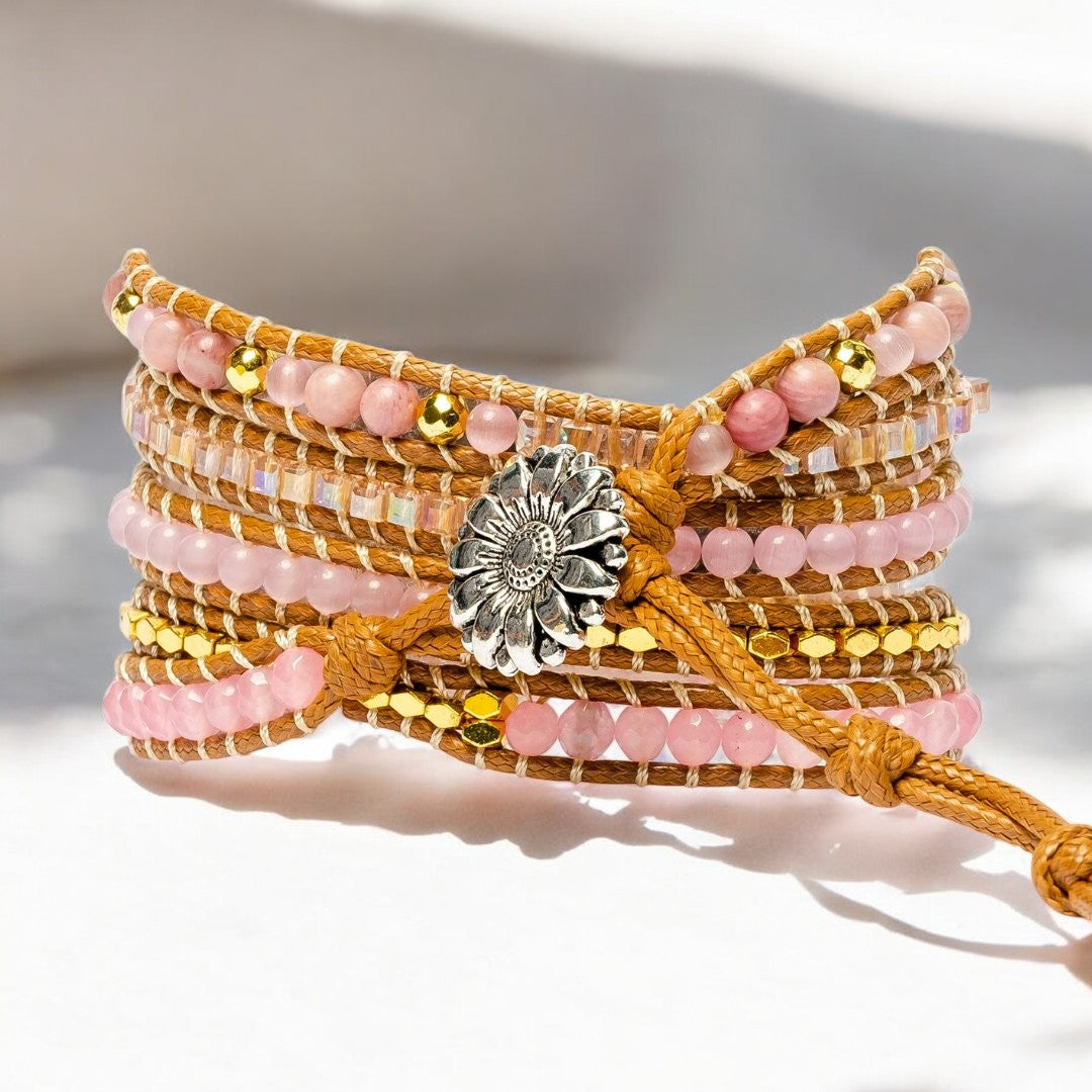 Cinturino Apple Watch in Quarzo Rosa Dorato