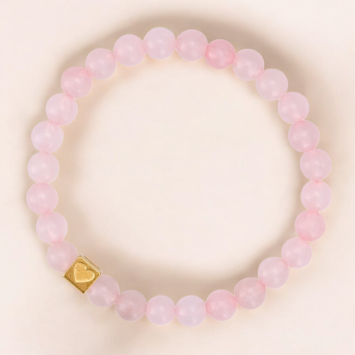 Bracciale con Perline d'Oro dell'Amore di San Valentino