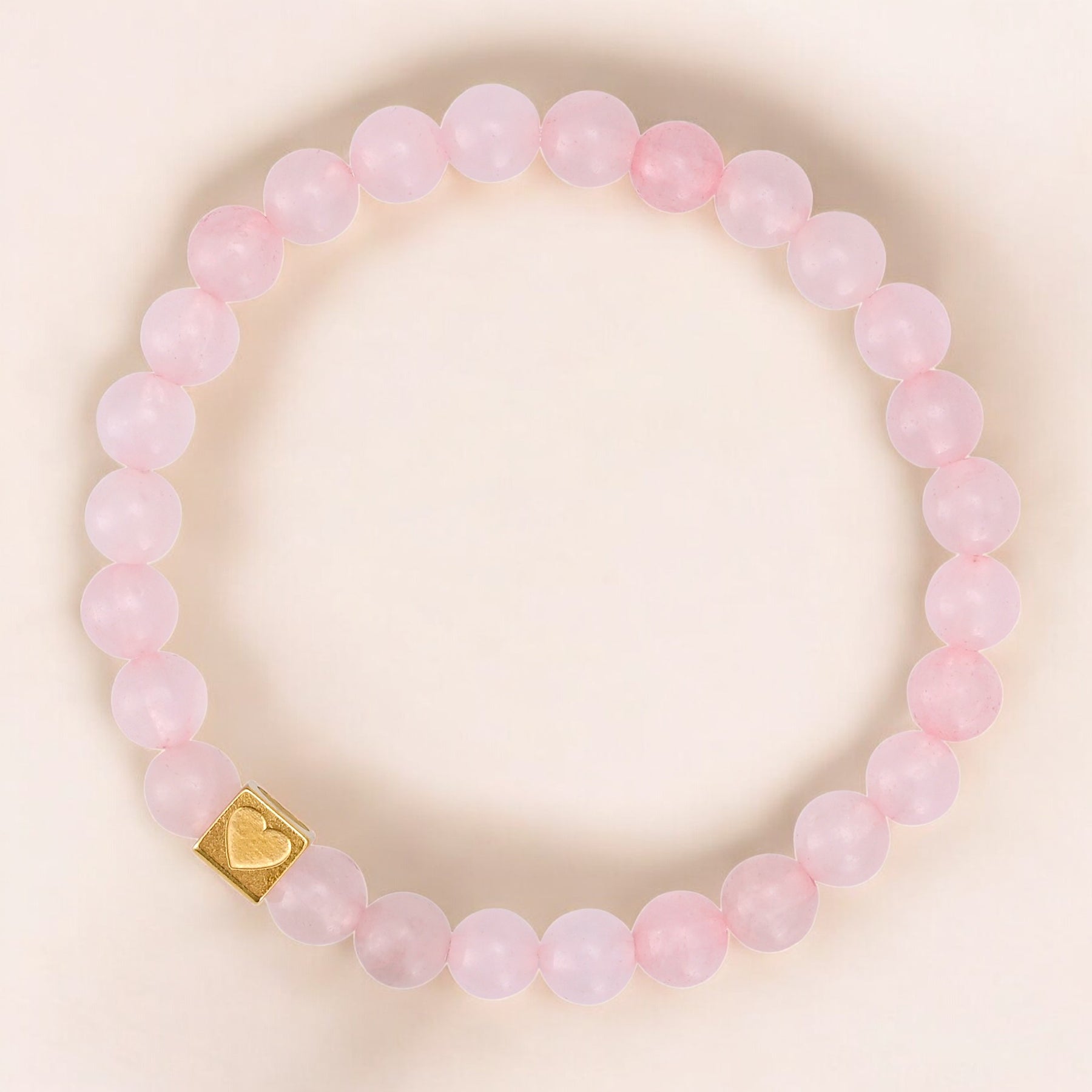 Bracciale con Perline d'Oro dell'Amore di San Valentino
