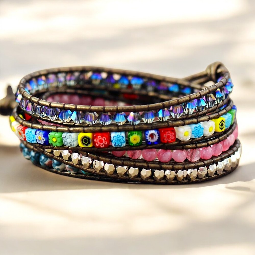 Bracciale Avvolgente Protettivo Fiore Guaritore