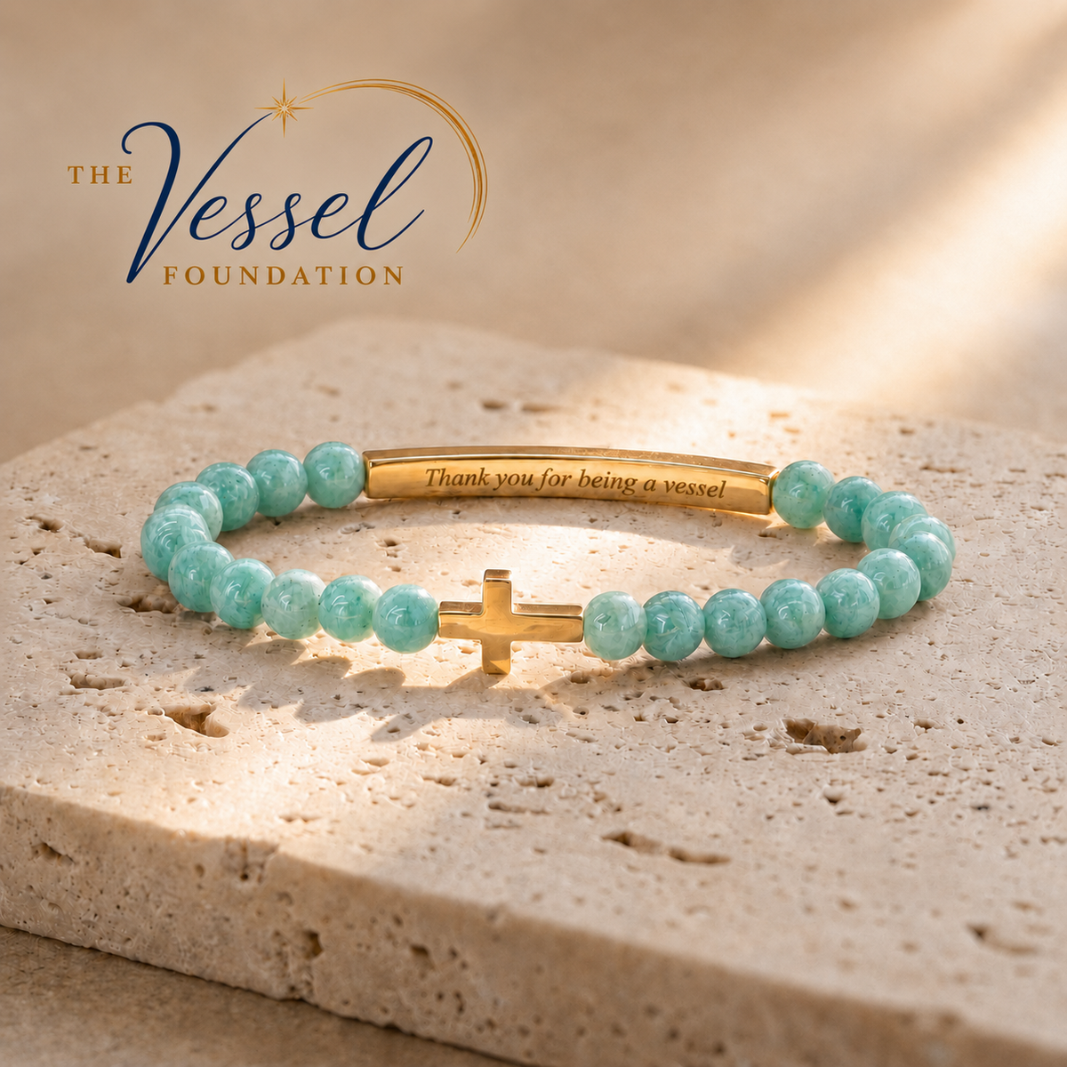 Braccialetto “Grazie per essere un Vessel” della Vessel Foundation