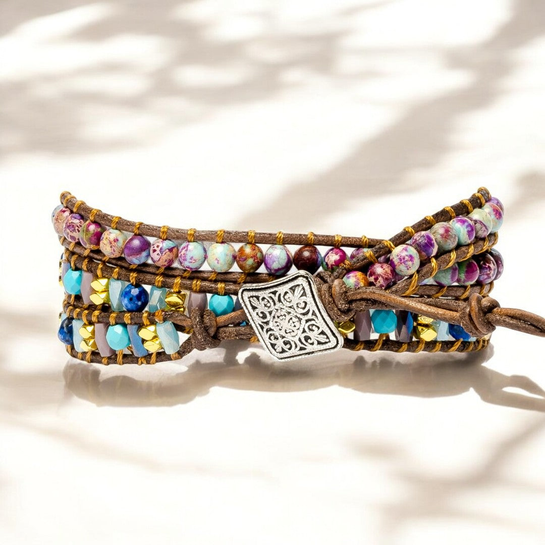 Bracciale avvolgente Intenso Imperatore di Diaspro
