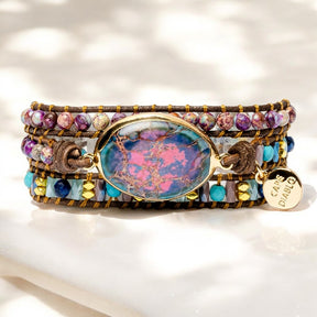 Bracciale avvolgente Intenso Imperatore di Diaspro