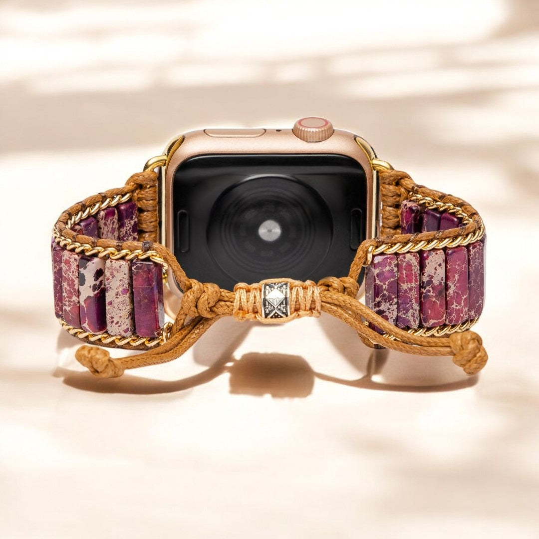 Cinturino Apple Watch in Jasper Imperiale Intenso