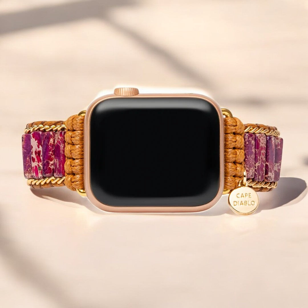 Cinturino Apple Watch in Jasper Imperiale Intenso