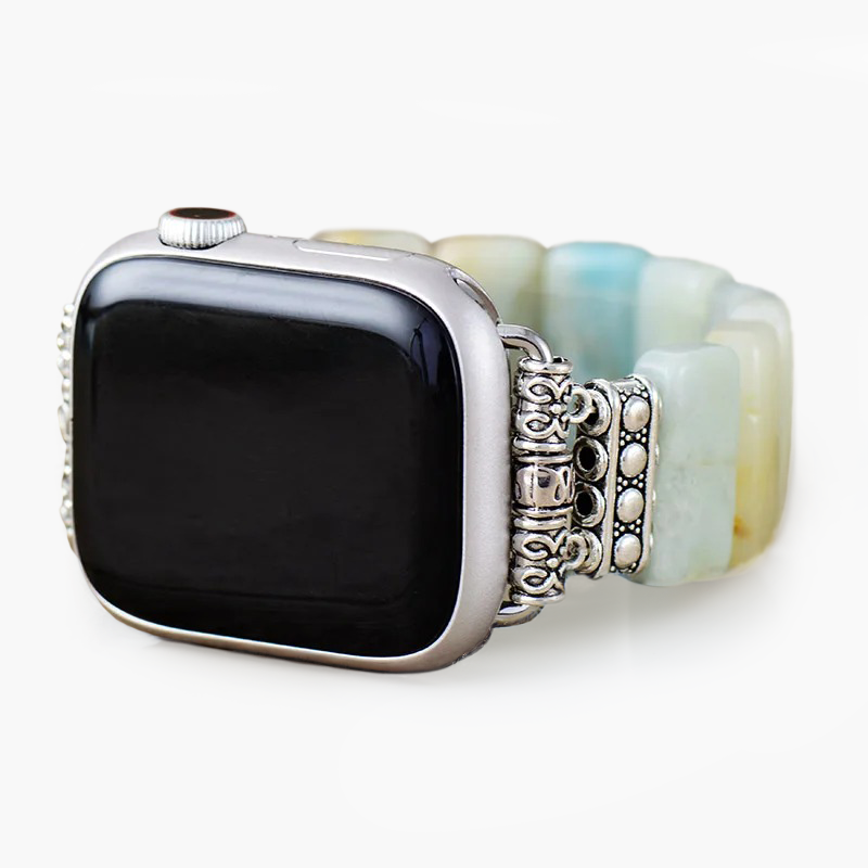 Cinturino Apple Watch elasticizzato Amazonite Grace