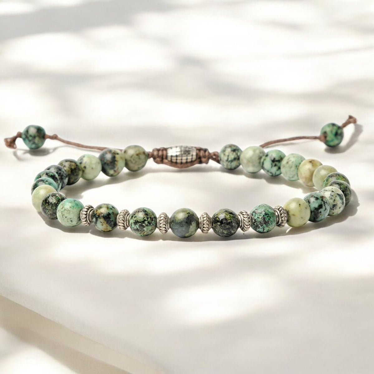 Bracciale Ragnar da uomo in turchese africano