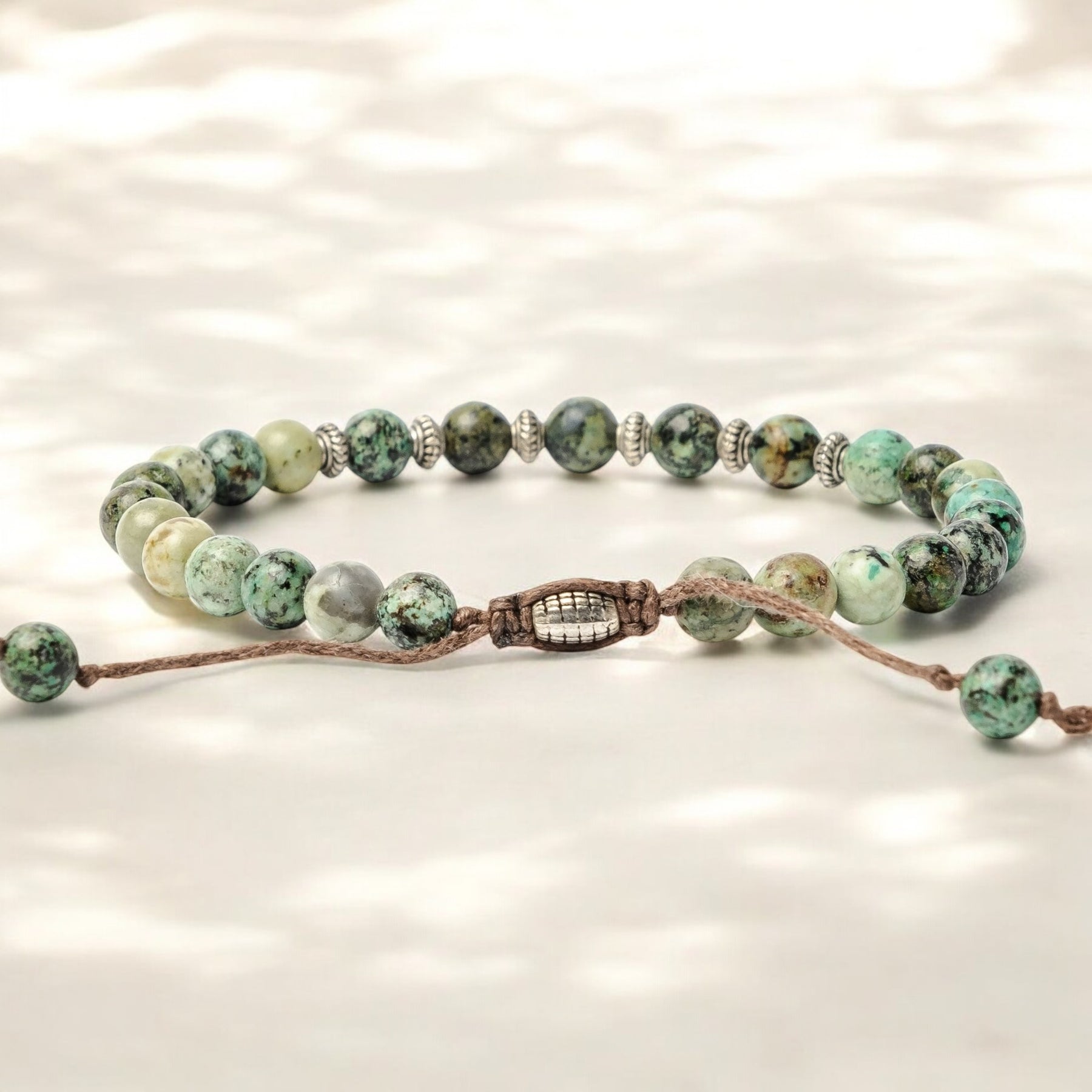 Bracciale Ragnar da uomo in turchese africano