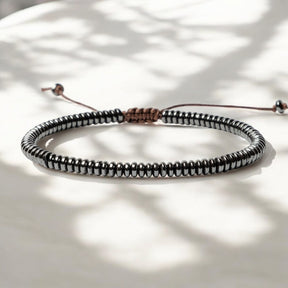 Bracciale in pietra ematite da uomo