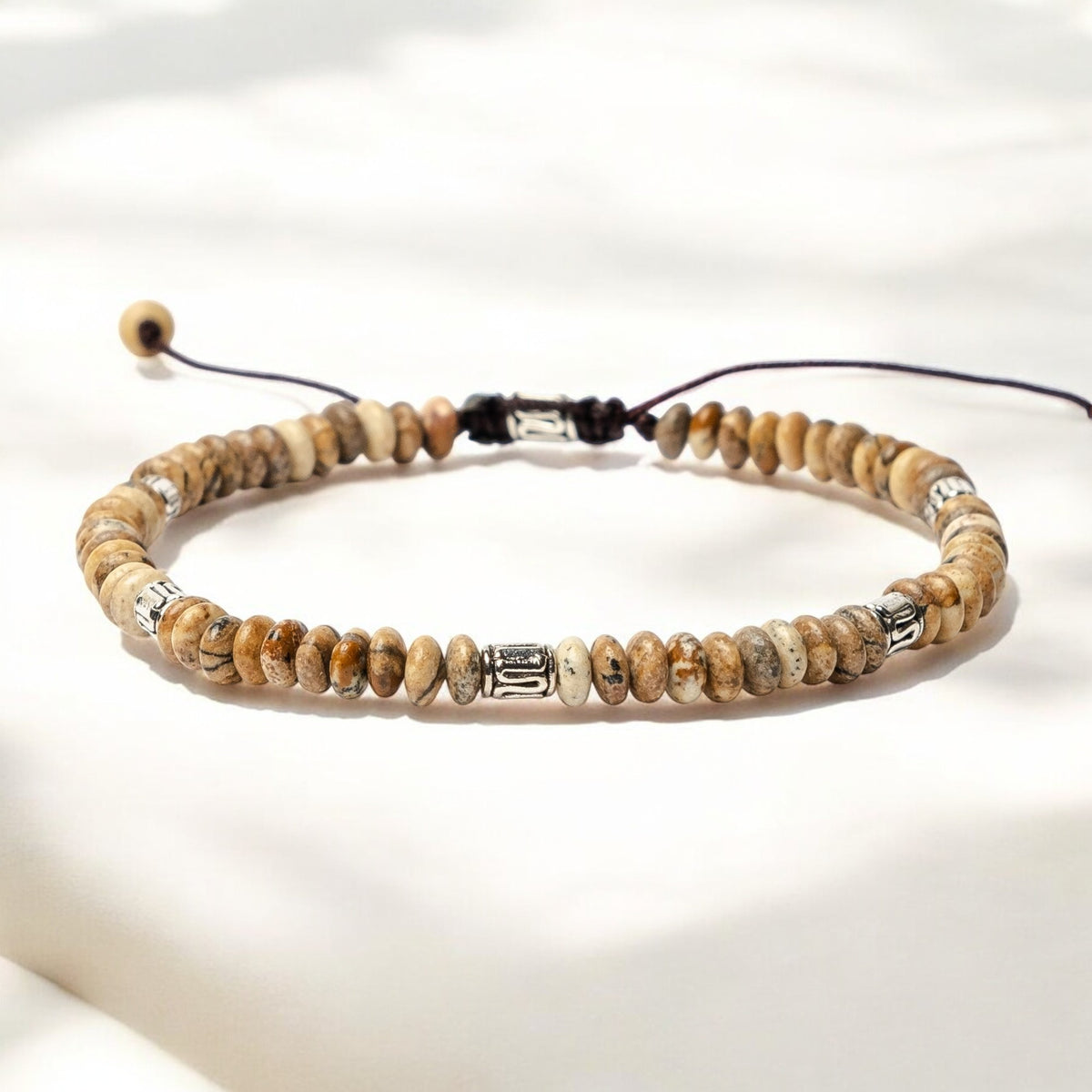 Bracciale in Giada Tibetana da Uomo