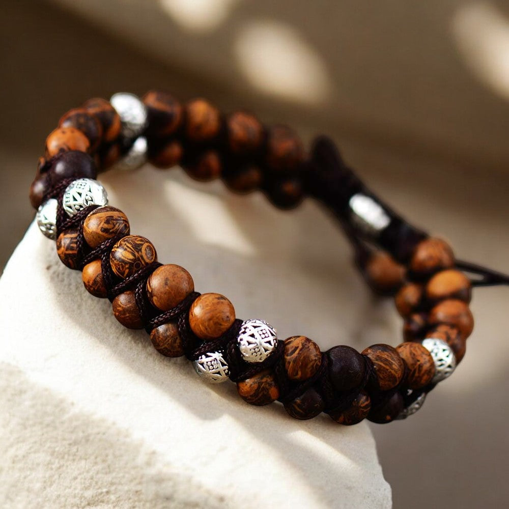 Bracciale Vintage da Uomo in Giada
