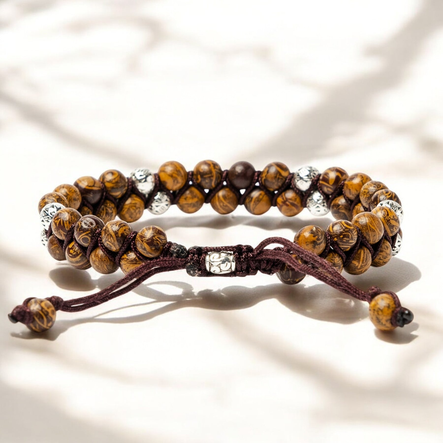 Bracciale Vintage da Uomo in Giada
