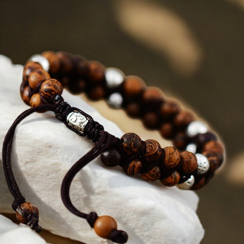 Bracciale Vintage da Uomo in Giada