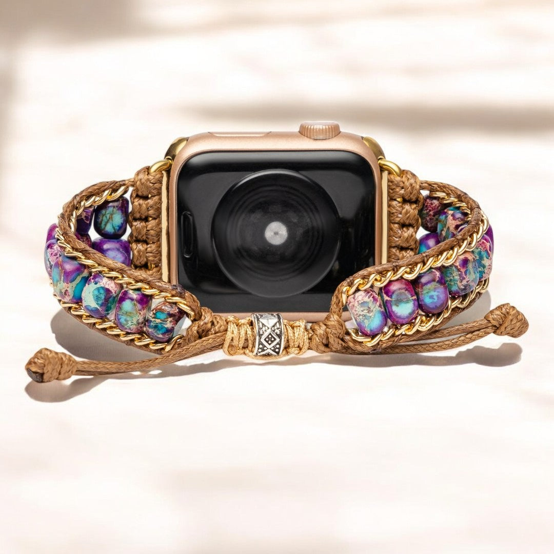 Cinturino Apple Watch in Giada Moonlight