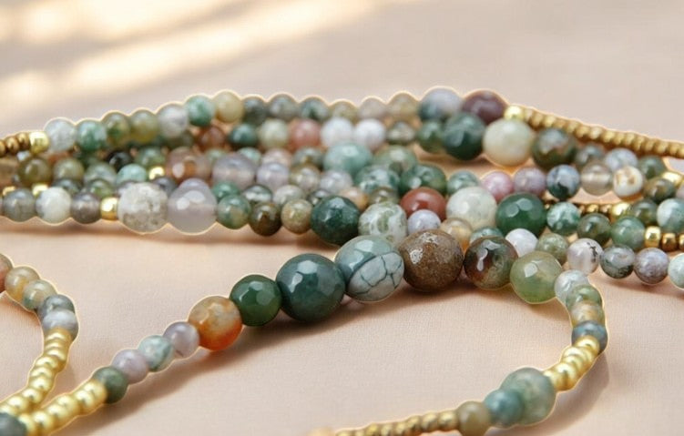 Collana a 3 strati Native