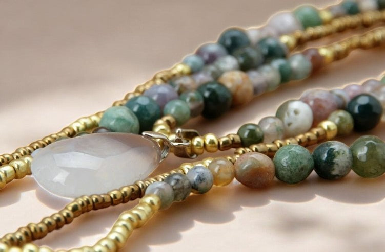 Collana a 3 strati Native