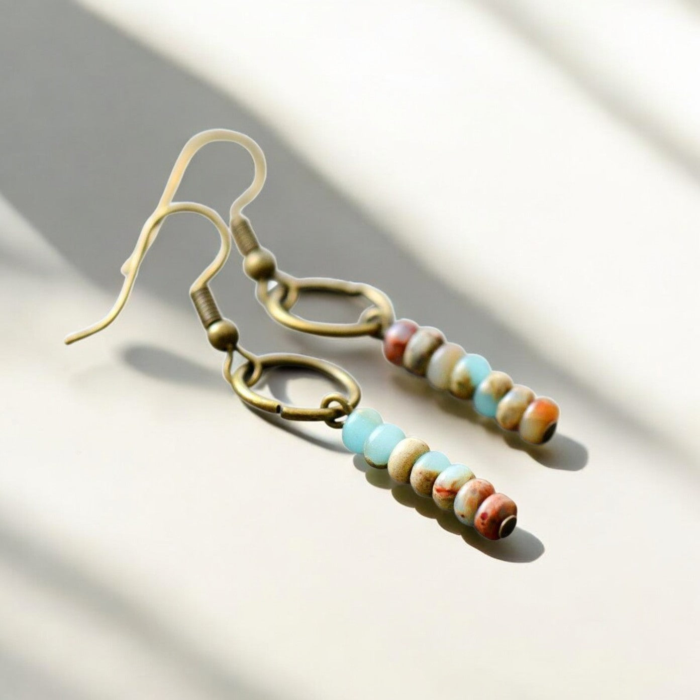 Orecchini in Pietra Naturale Jasper