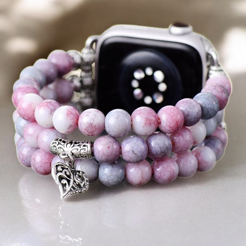 Cinturino Apple Watch Pastel Love Stretch
