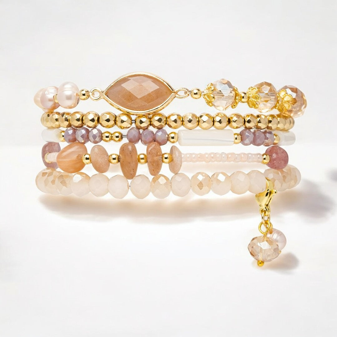 Cinturino Apple Watch Pearly Rosette Stretch