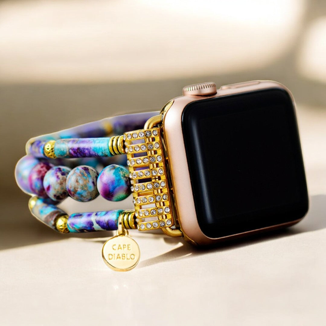 Cinturino elasticizzato Periwinkle Jasper per Apple Watch