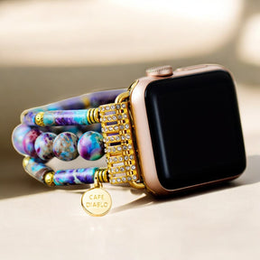 Cinturino elasticizzato Periwinkle Jasper per Apple Watch